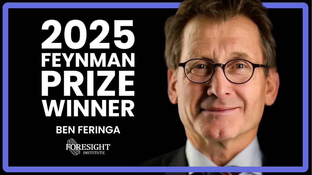 Dr. Ben Feringa | 2025 Feynman Prize Winner