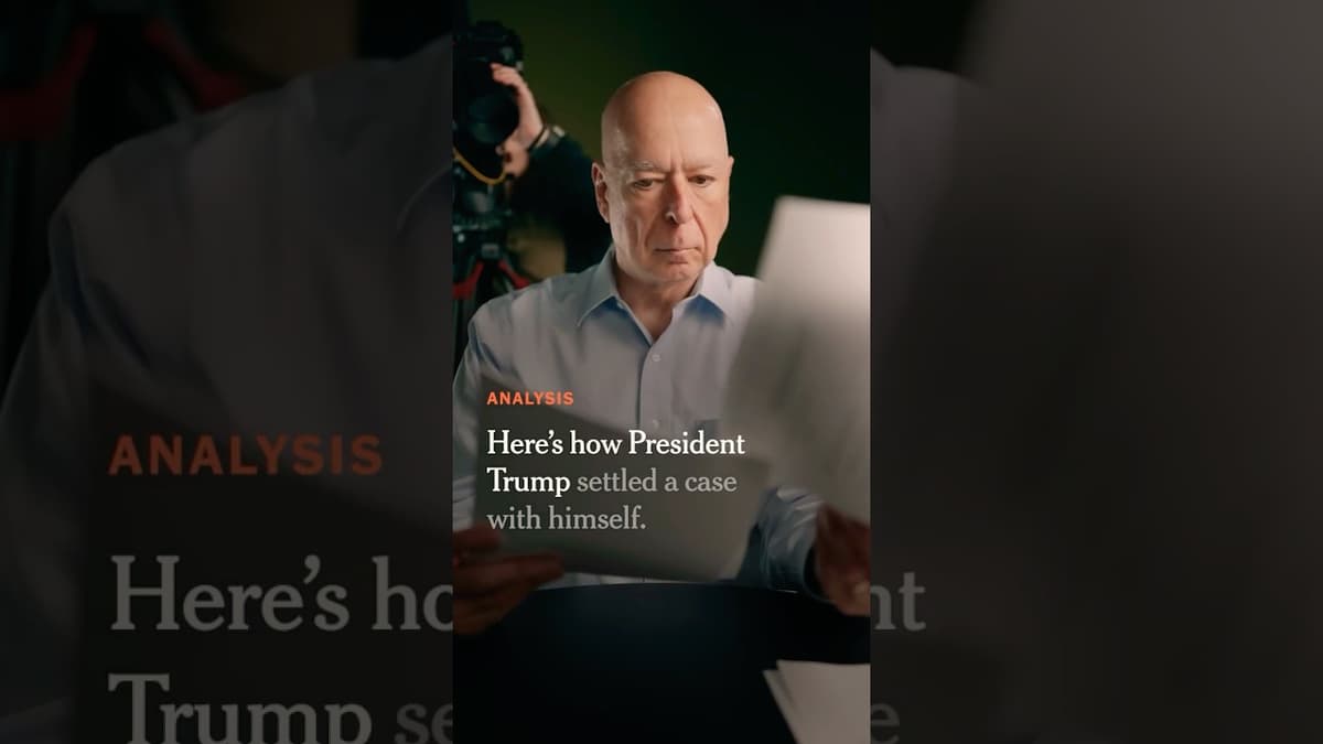 Trump Settled a Case With Himself. Was That Legal?