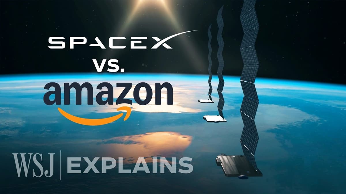 Amazon Vs. SpaceX: The High-Stakes Battle for Space Internet | WSJ