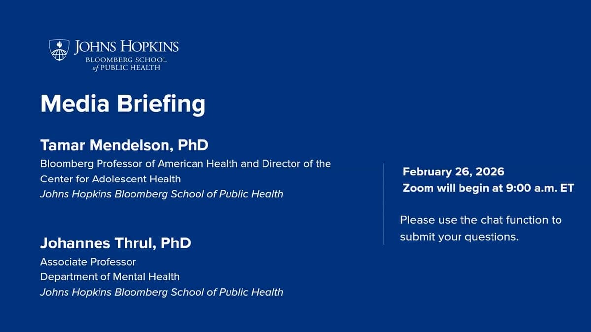 Media Briefing: Social Media & Mental Health