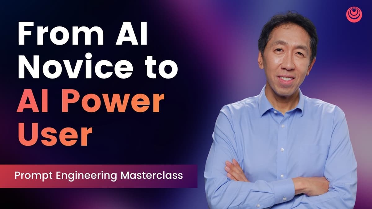 Full AI Prompting Course with Andrew Ng