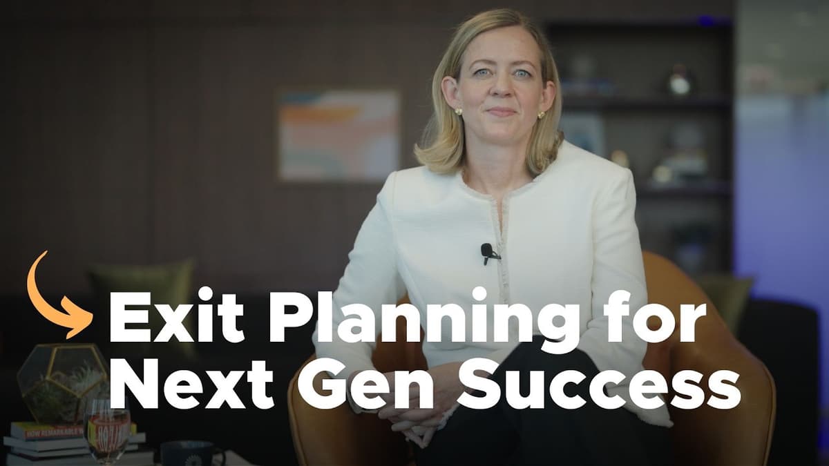 Exit Planning for Next Gen Success with Susie Cranston | Cresset