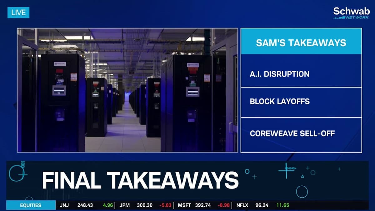 Friday's Final Takeaways: Two Sides of AI Disruption in CRWV & XYZ