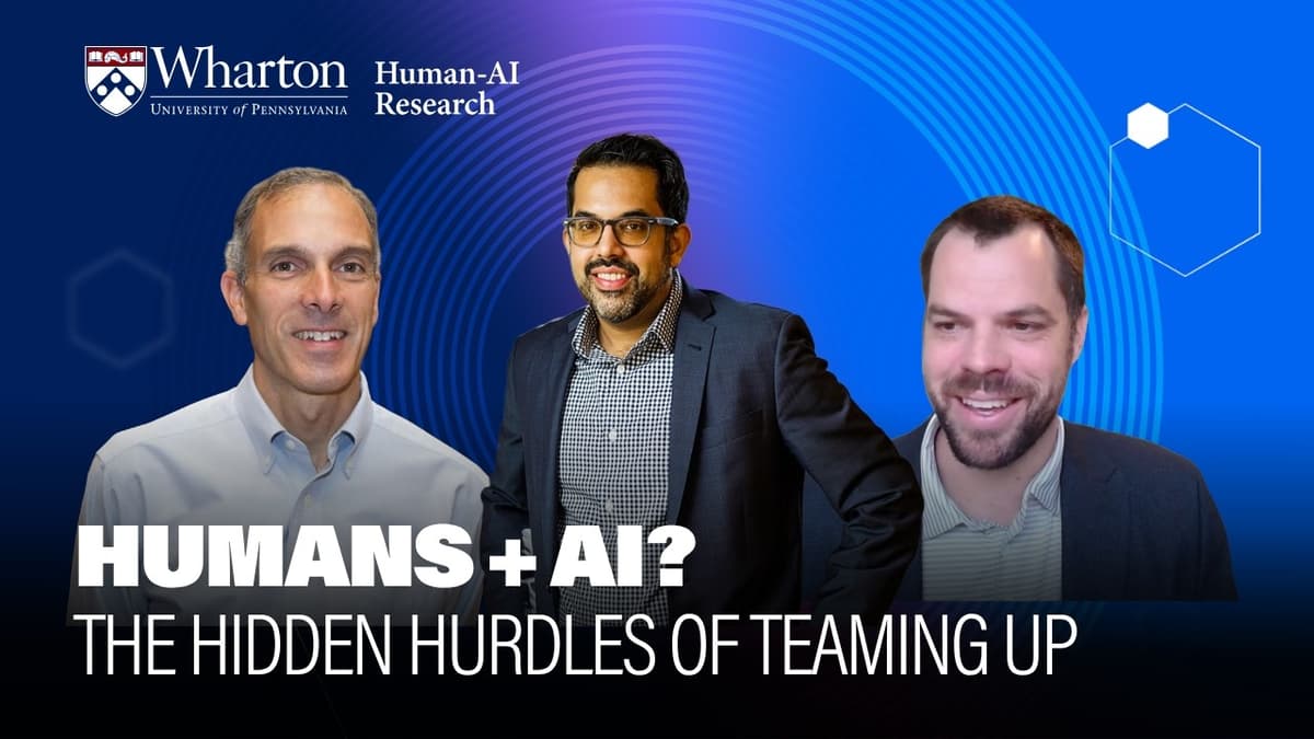 Why Adding a Human Doesn't Automatically Make AI Better
