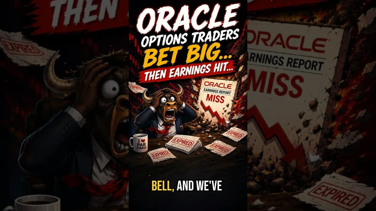 Oracle Options Traders Bet Big... Then Earnings Hit