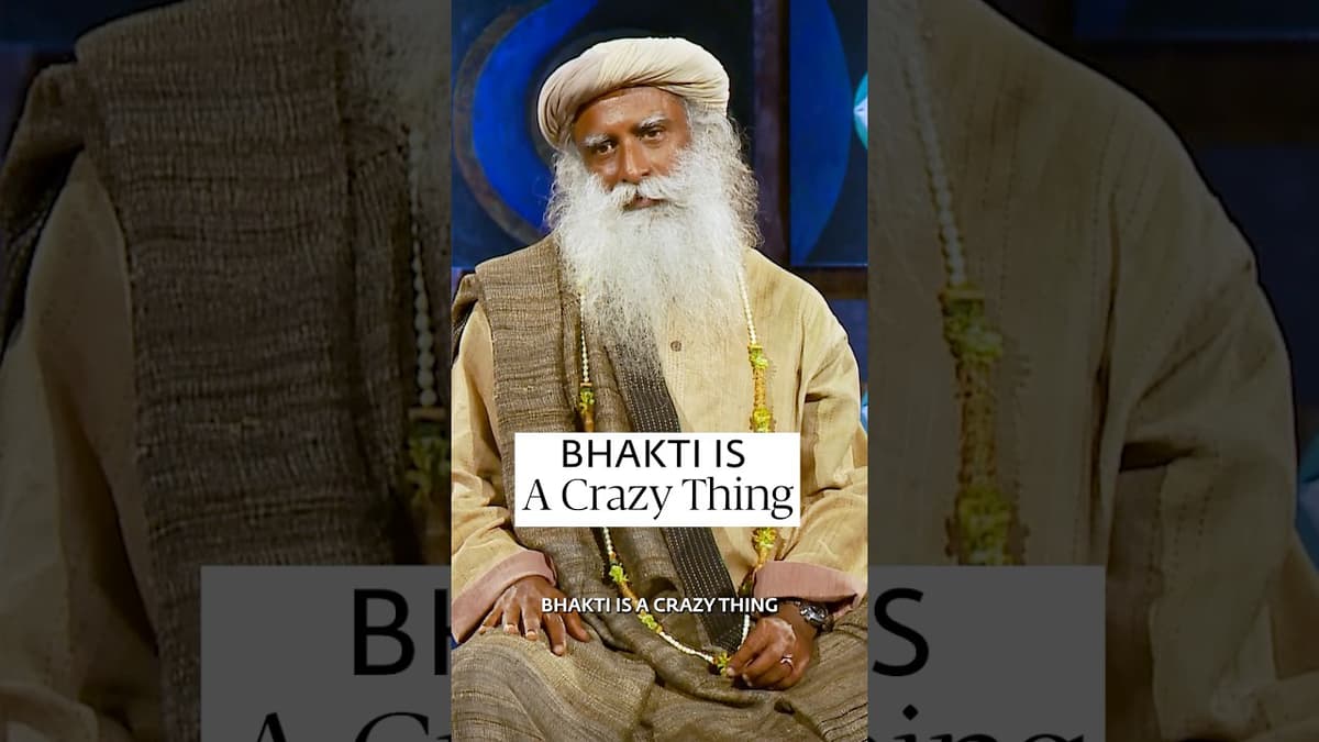 Meera Bai’s Bhakti Was Sweet and Crazy | Sadhguru