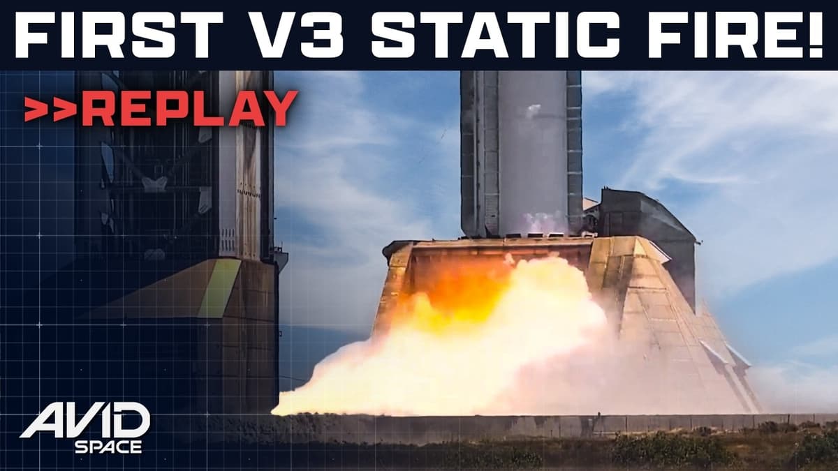 First Ever Booster 19 Static Fire Replay