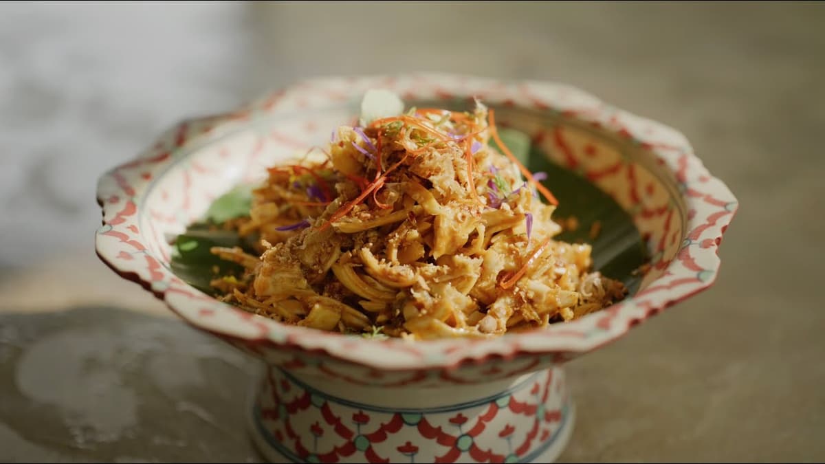 Banana Blossom Salad with Roasted Peanuts