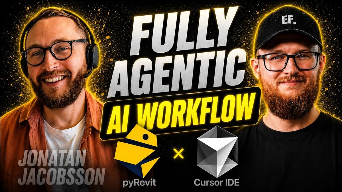 Fully Agentic AI Development for pyRevit with Jonatan Jacobsson | pyRevitPodcast