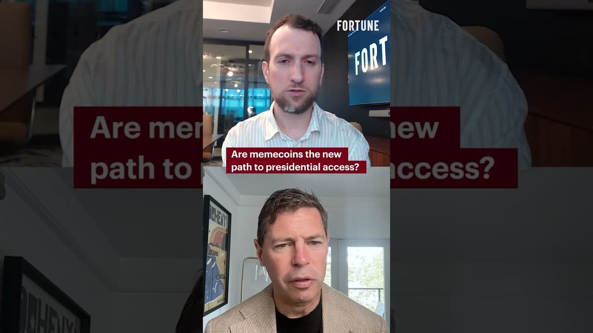 Are Memecoins the New Path to Presidential Access? #Trump #memecoin