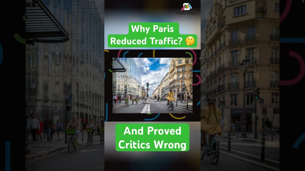 Stop Widening Highways! See How Paris Beat Traffic With Bikes. #paris #traffic #cycling #seoul
