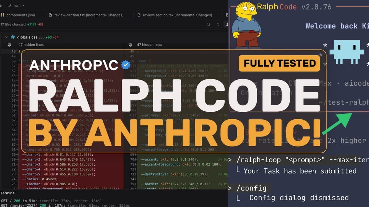 Anthropic's Ralph Loop + Claude Code: Anthropic's New FRAMEWORK Can Run CLAUDE CODE for 24/7!