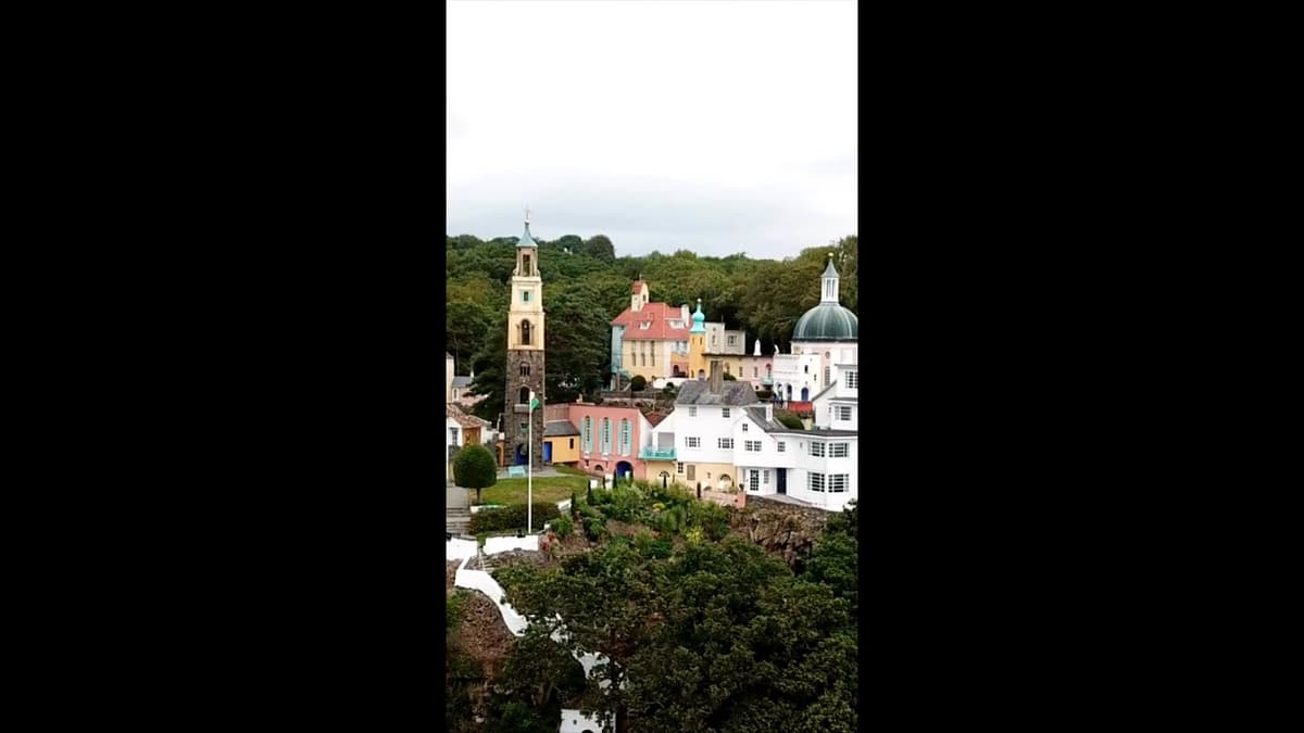 Why Is There an Italian Fantasy Town Hidden on the Welsh Coast?