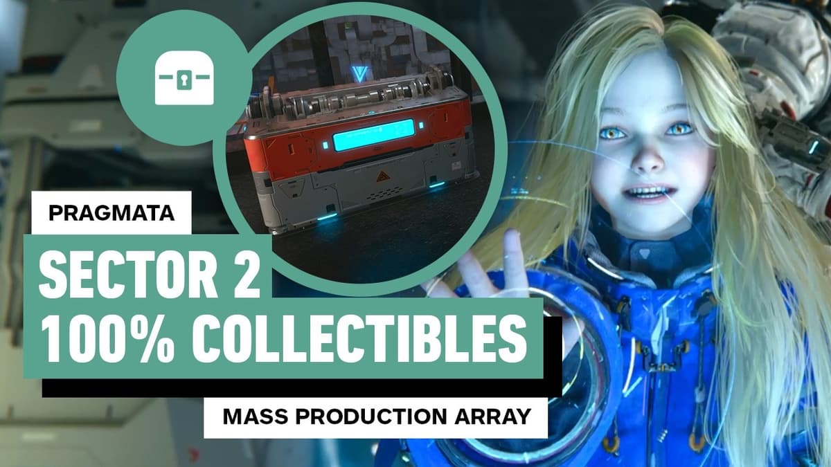 Pragmata: Mass Production Array (Sector 2) 100% Collectibles Guide