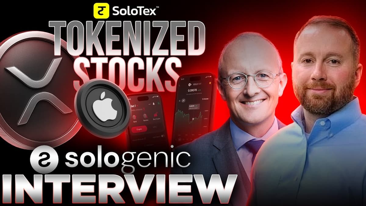 XRP Dex Is Tokenizing Stocks on SoloTex?🔥Sologenic CEO INTERVIEW