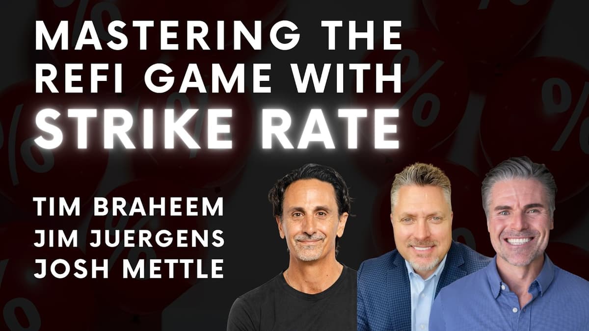 Mastering the Refi Game with Strike Rate