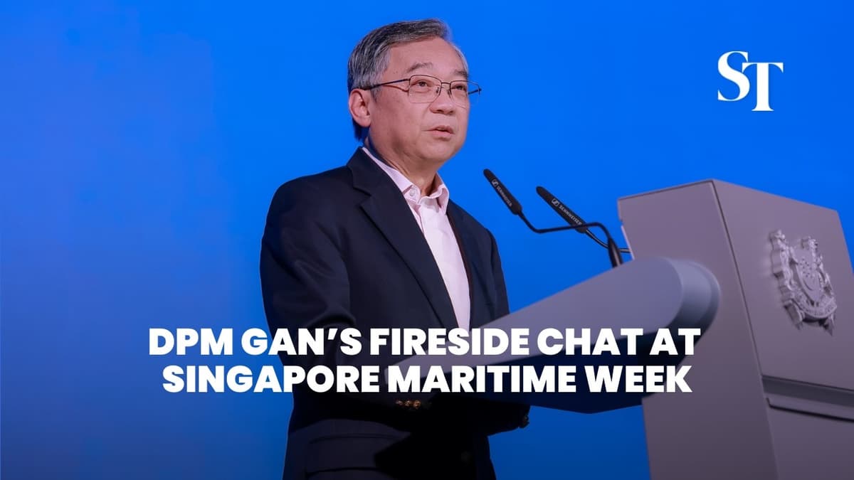 [FULL] DPM Gan on Maintaining Open Trade Routes, Safeguarding S’pore’s Energy Security