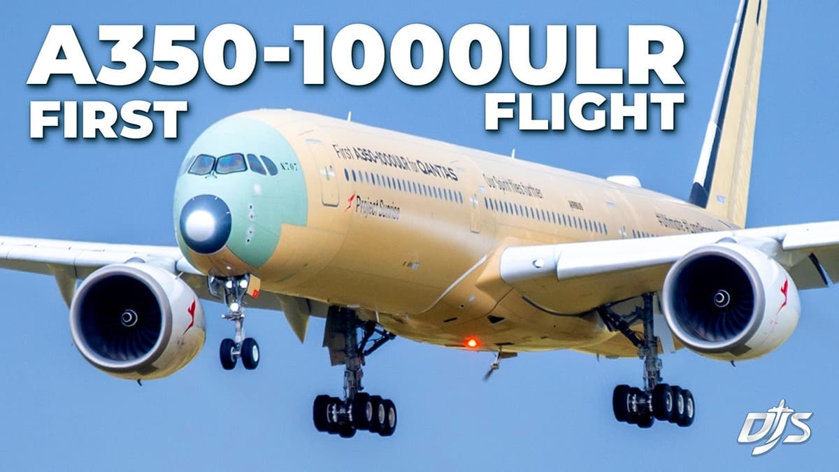First Airbus A350-1000ULR Flight