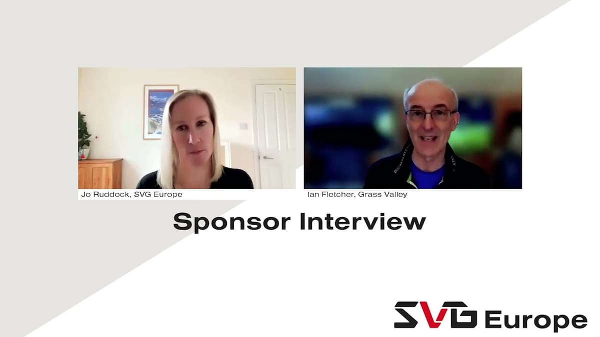 Sponsor Interview: Grass Valley's Ian Fletcher