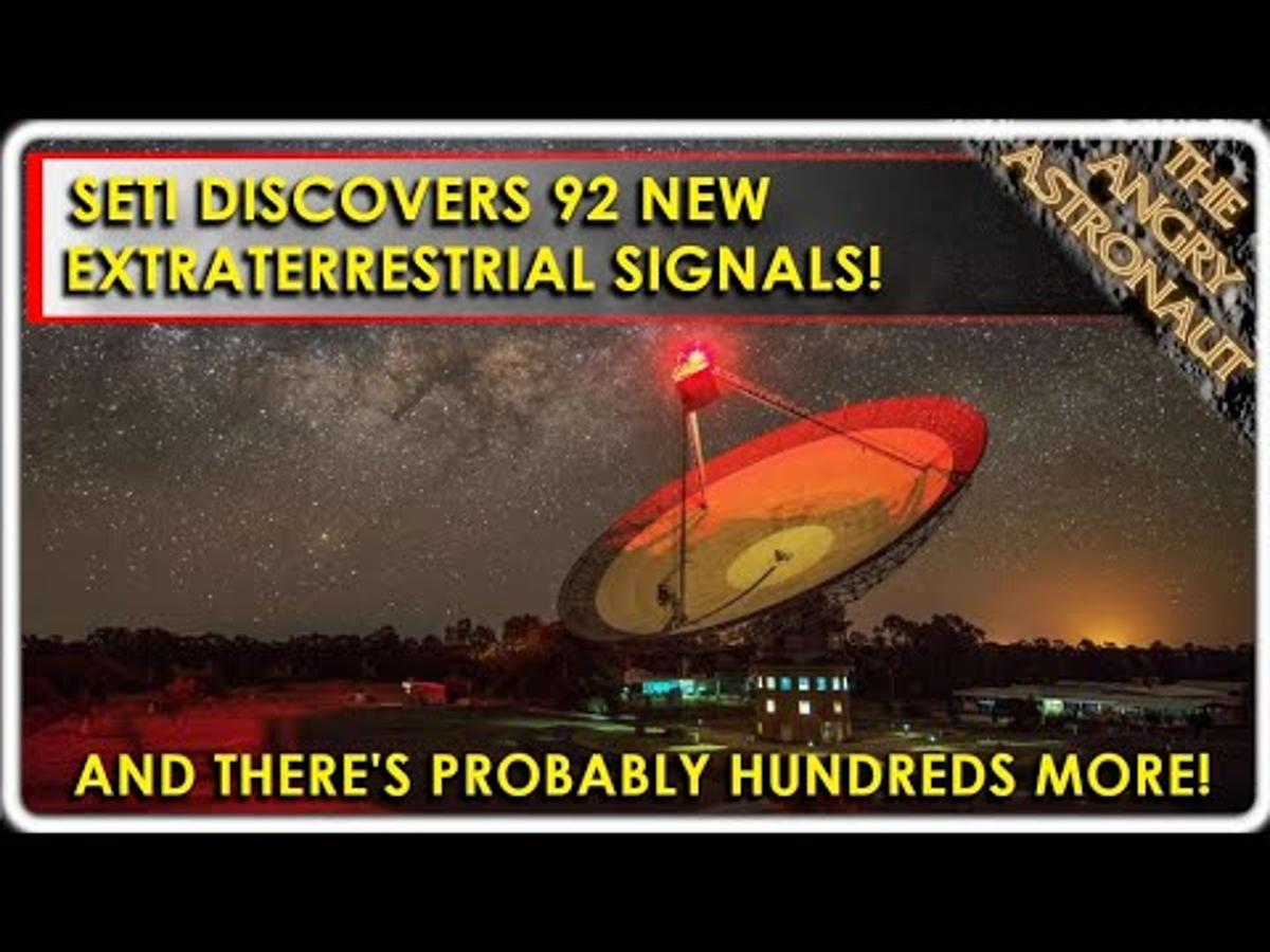 The Hunt for Alien Civilizations Finds 92 NEW Extraterrestrial Signals!  And They Look Artificial!