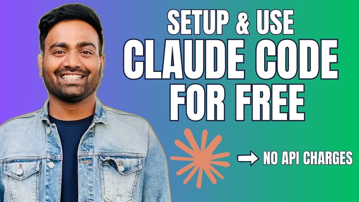 Setup Claude Code for FREE in 3 Simple Steps.