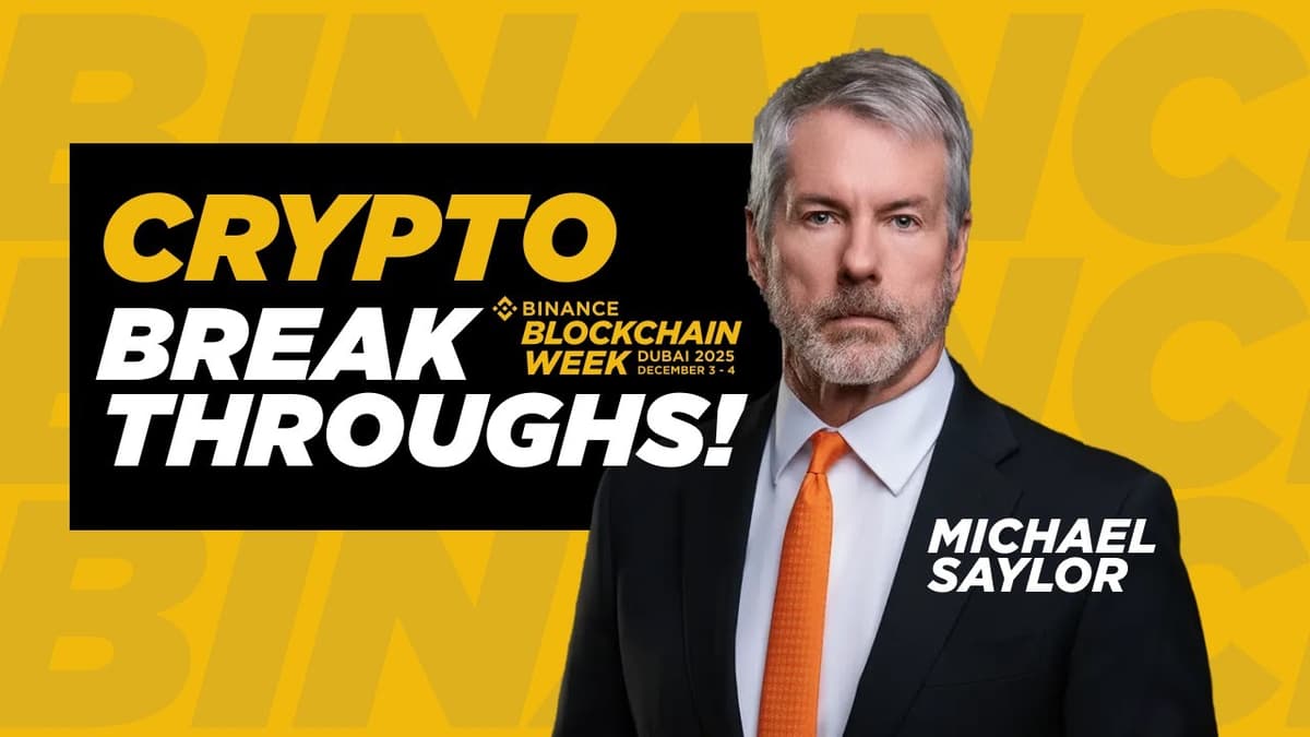 Michael Saylor on Binance and Crypto’s Banking Breakthroughs
