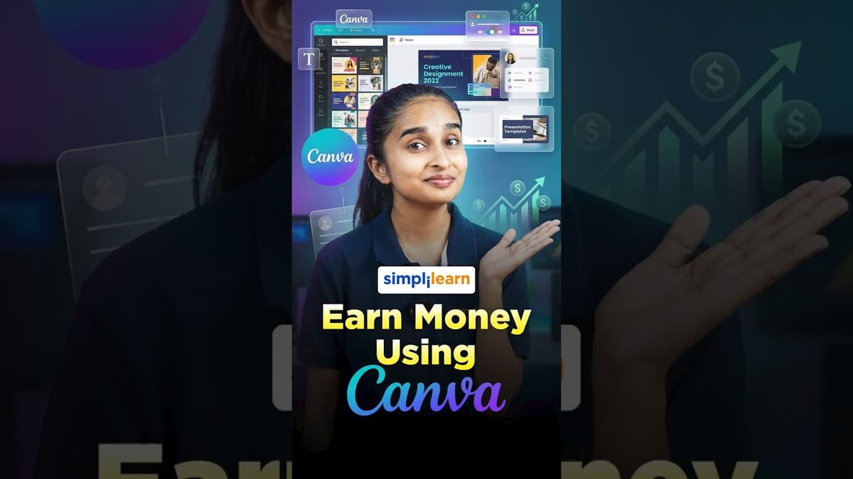 How To Earn Money Using Canva In 2026 | Passive Income Ideas With Canva | #Shorts | #Simplilearn