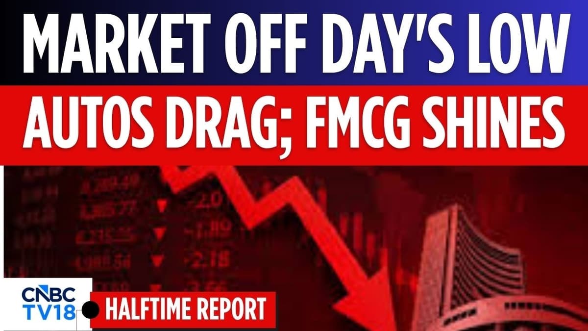 Nifty Around 23,250, Sensex Recovers 500 Points; FMCG, Pharma Gain, Metals & Auto Gain | CNBC TV18
