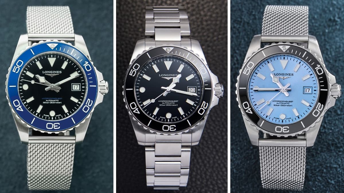 Longines Sets A New Bar For A Dive Watch In Its Segment - HydroConquest Collection Refresh