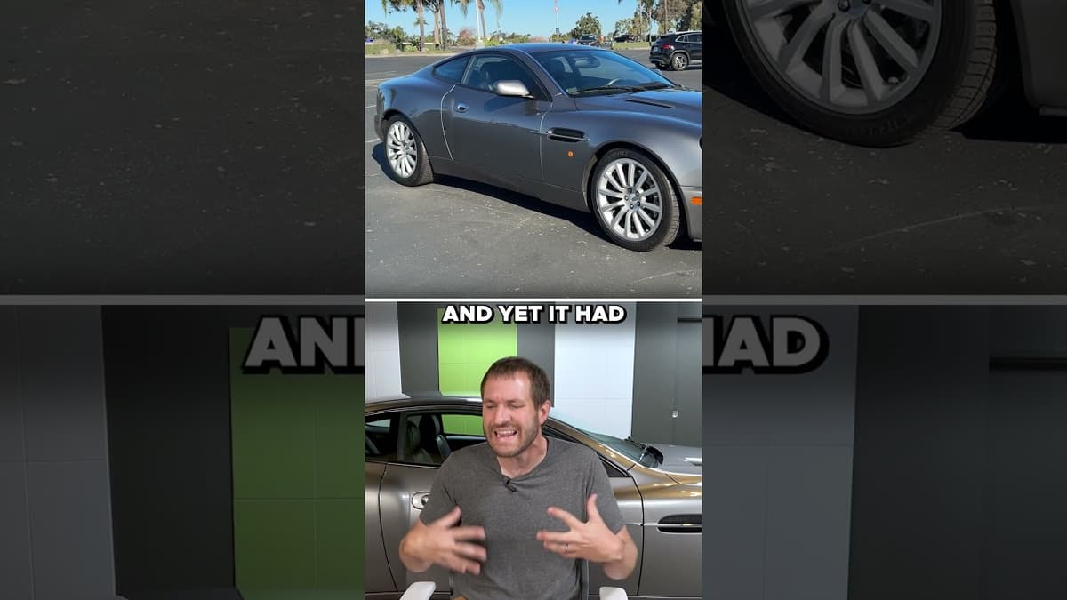 The 2003 Aston Martin Vanquish Is Beautiful and Underrated