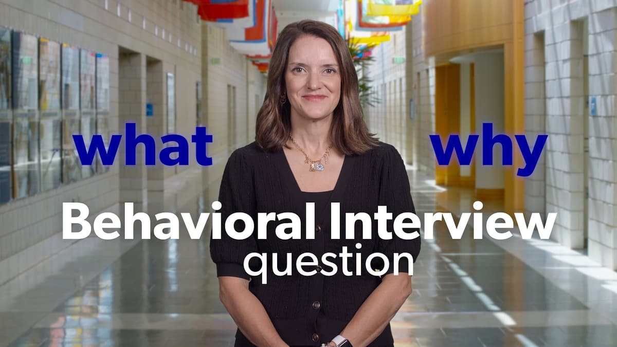 Behavioral Interview Questions