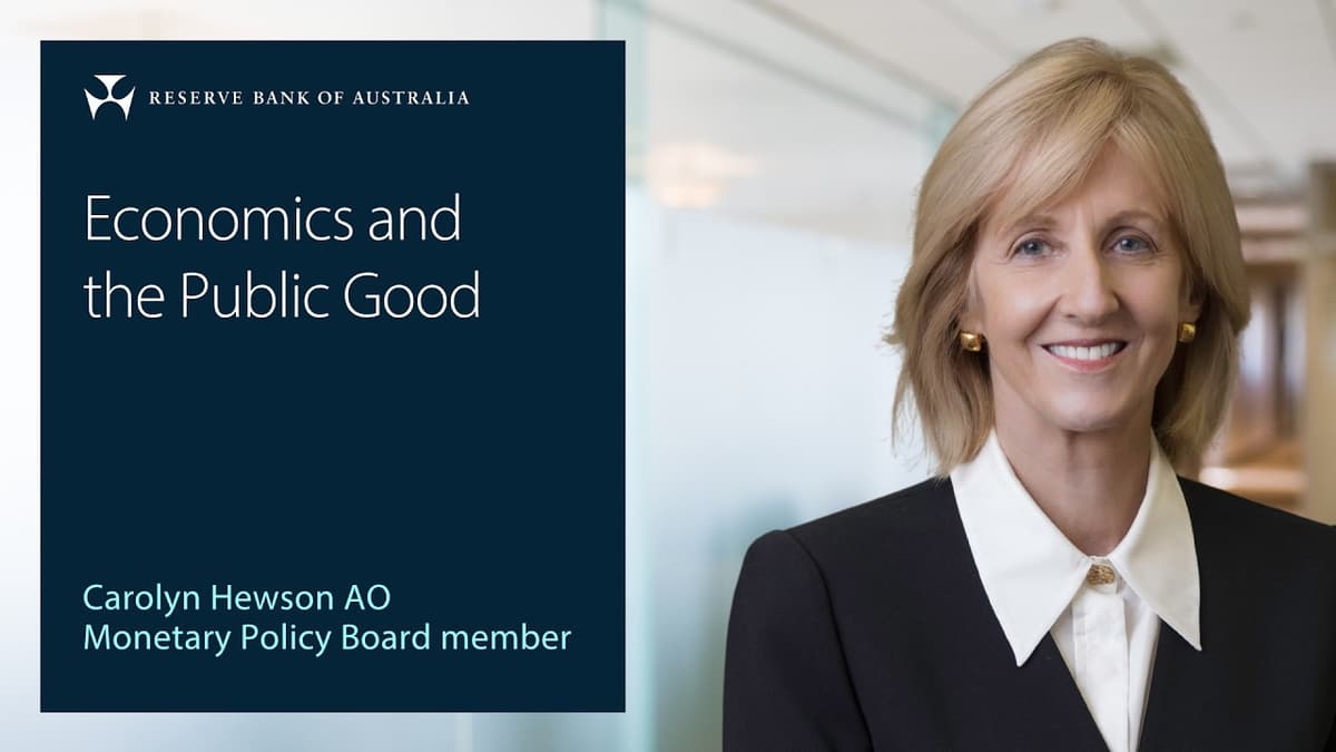 Speech by Carolyn Hewson AO - Monetary Policy Board Member - 27 May 2026