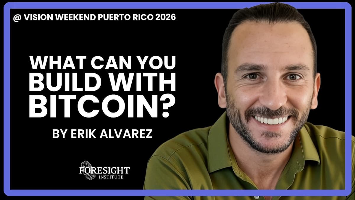 Erik Alvarez | What Can You Build with Bitcoin?  - Lightning Talk @ Vision Weekend Puerto Rico 2026