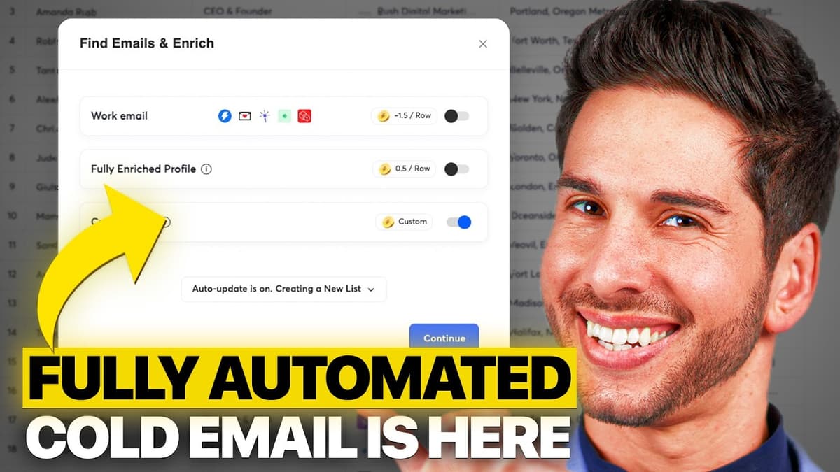 Secret Way to FULLY Automate Instantly Cold Email Campaigns