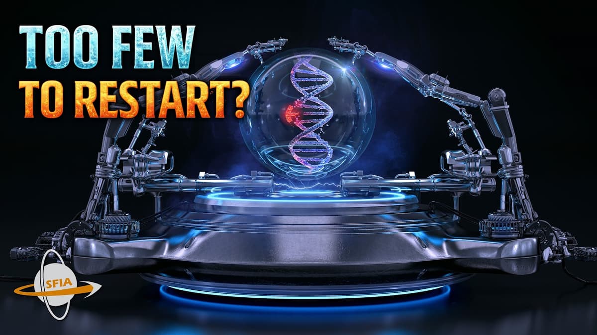 Genetic Bottlenecks – How Few People Can Start a World? Or Restart One?