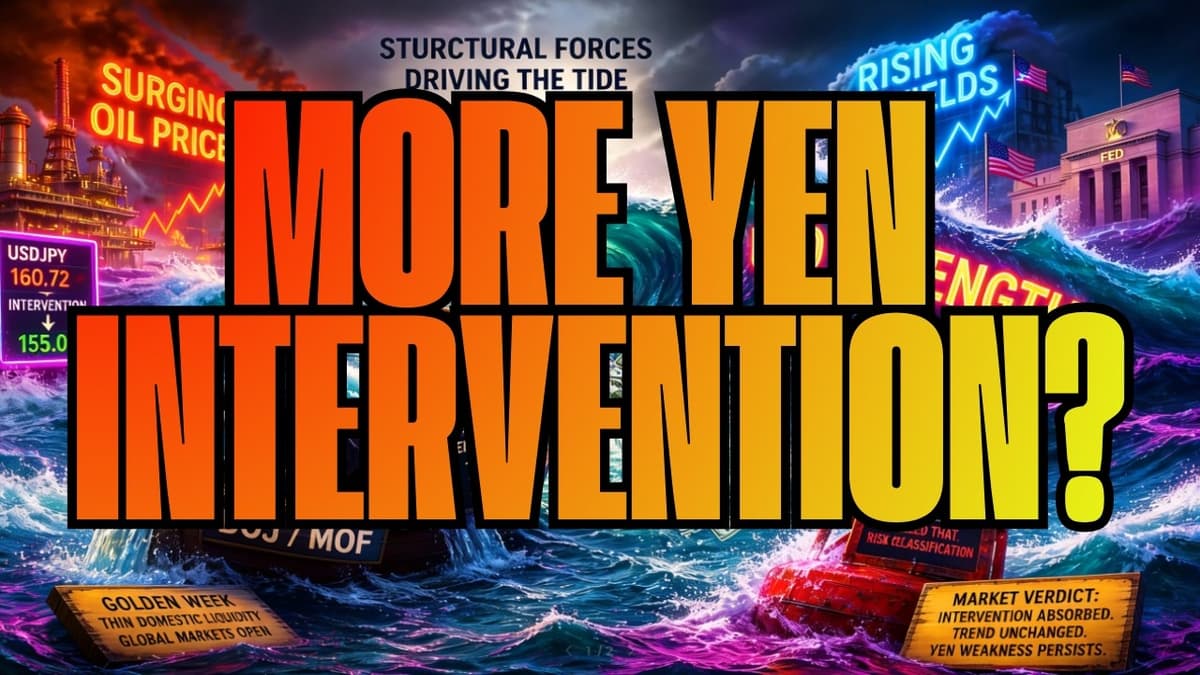 Yen Intervention vs The Biggest Forex Crash Ever… Here’s What’s Coming