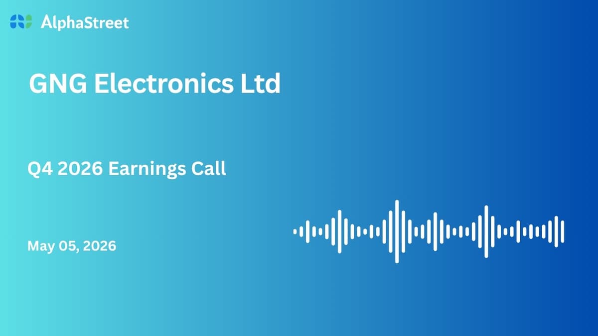GNG Electronics Ltd Q4 FY2025-26 Earnings Conference Call