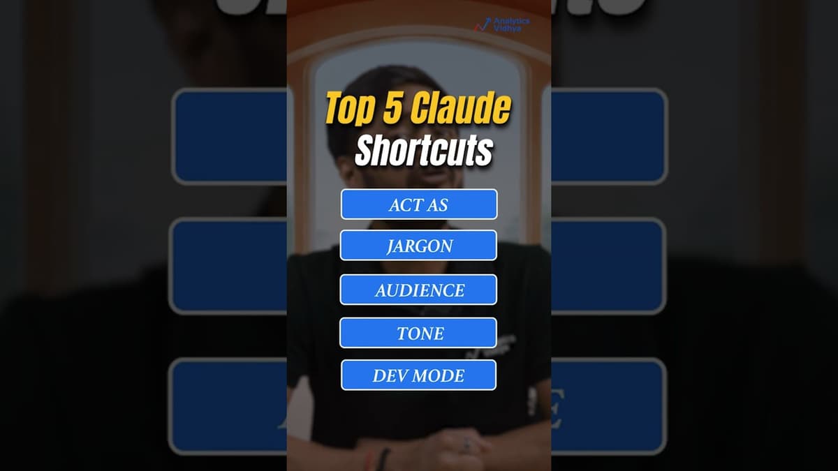 Top 5 Claude Shortcuts that Will 10X Your Speed