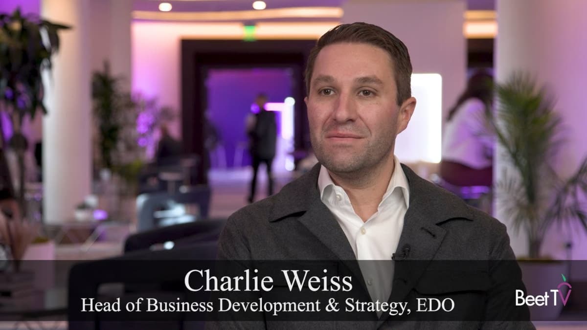 Behavioral Data Holds Key to Unlocking CTV’s True Potential, EDO’s Weiss Says