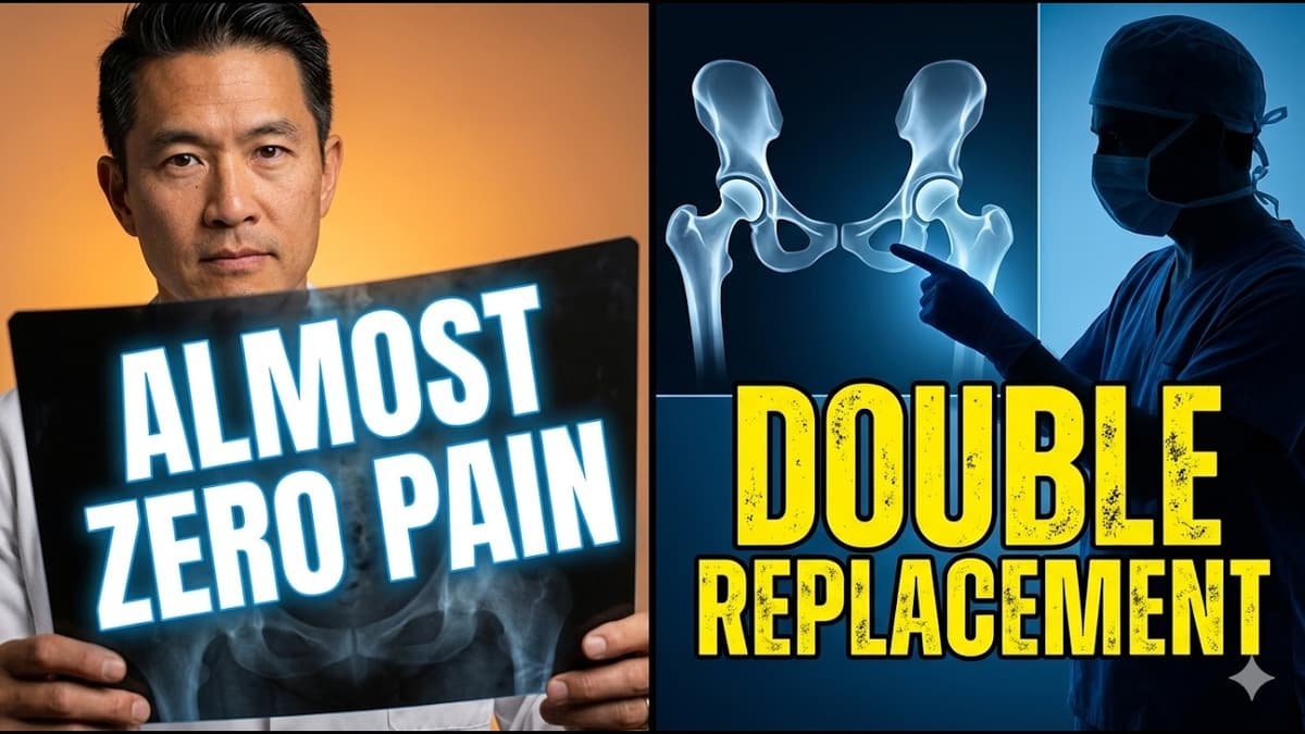 The Surgeon Told Her "Double Hip Replacement." Her Pain Is Almost Zero