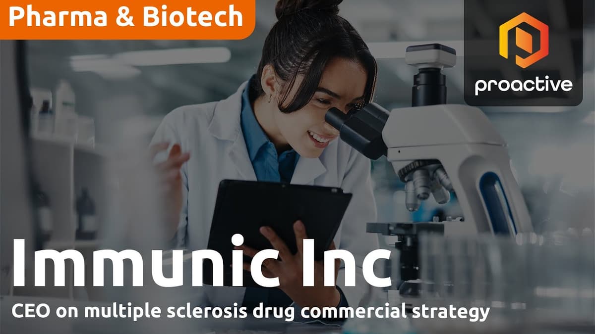 Immunic CEO on Q1 Highlights, New Appointments and Upcoming Milestones
