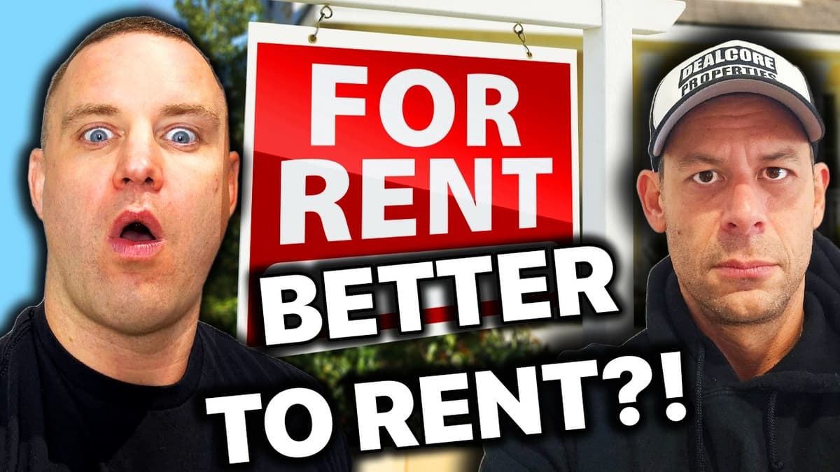 Renting Beats Buying Now?!