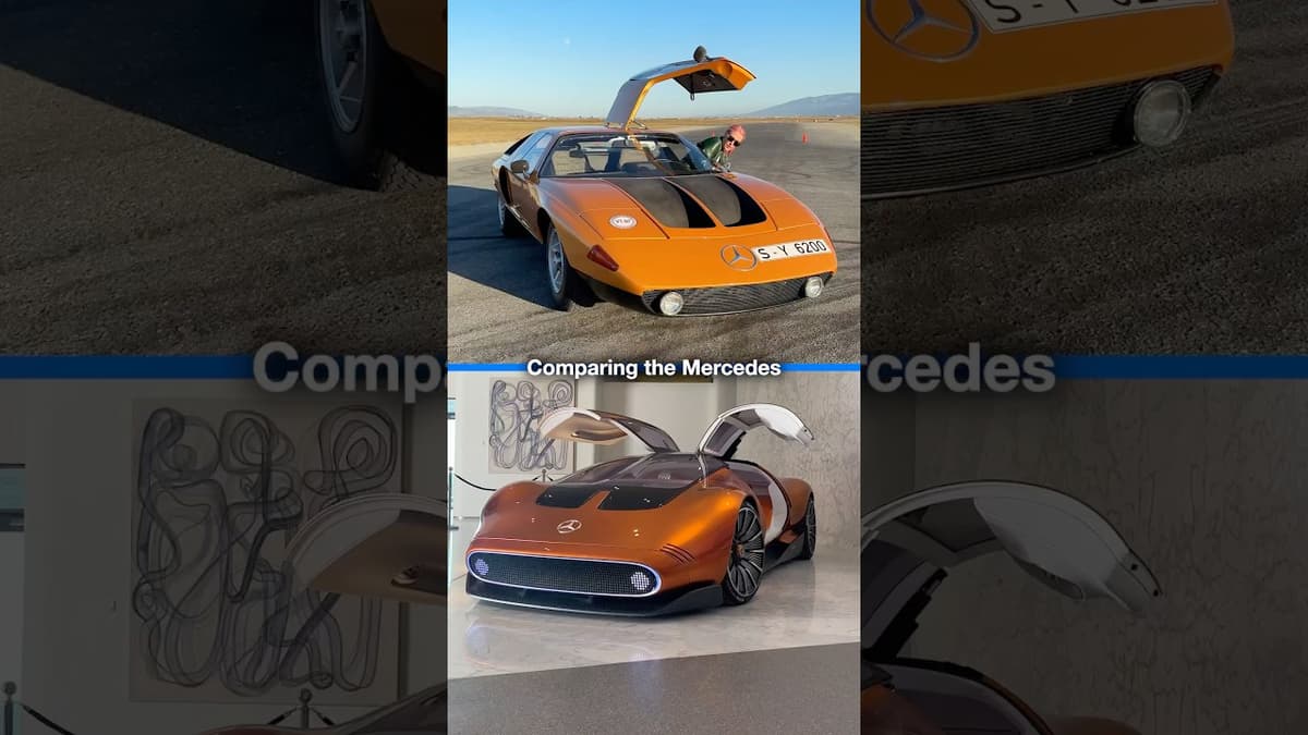 Mercedes C111 Then Vs Now! 🤯