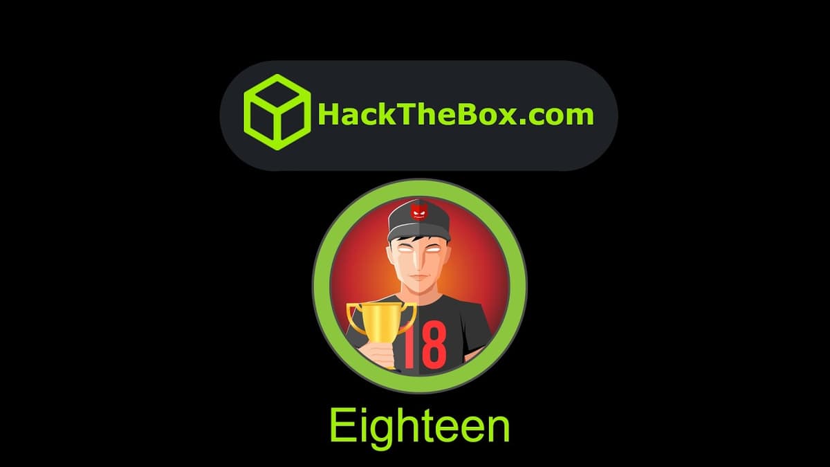 HackThebox - Eighteen