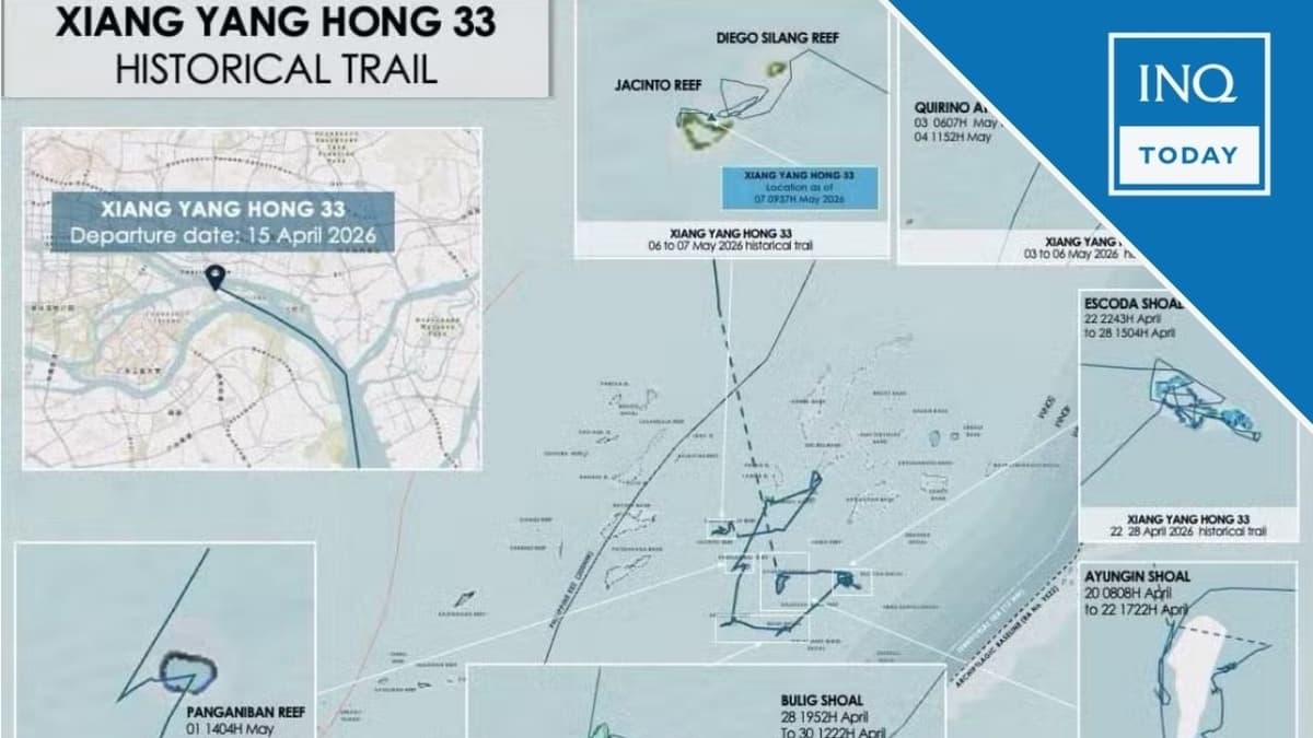 PCG Monitors Chinese Research Ship, Dozens of Militia Vessels in West PH Sea | INQToday