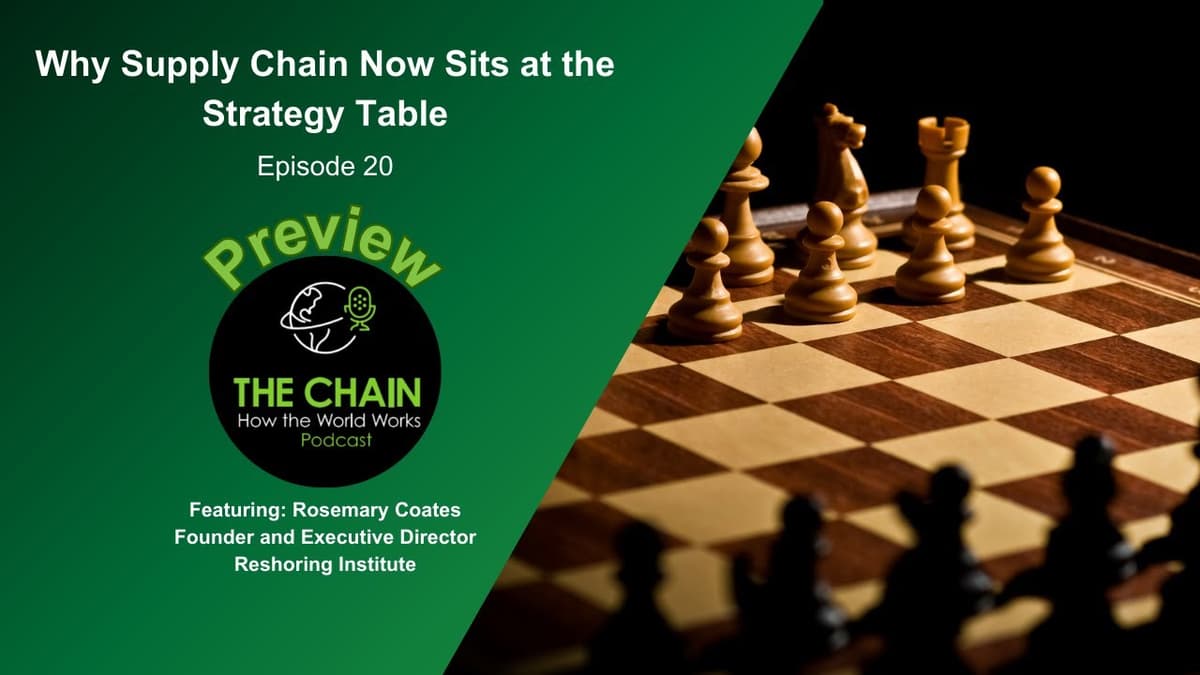 Why Supply Chain Now Sits at the Strategy Table