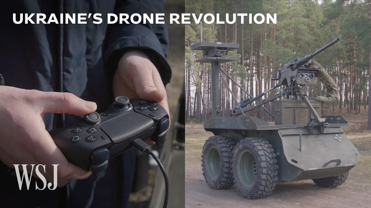 In Ukraine, Ground Drones Are Revolutionizing War and Saving Lives | WSJ