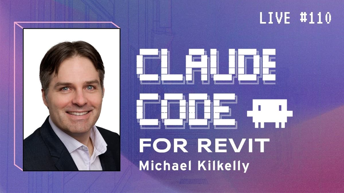 Claude Code for Revit W Michael Kilkelly | BIM Pure Live 110