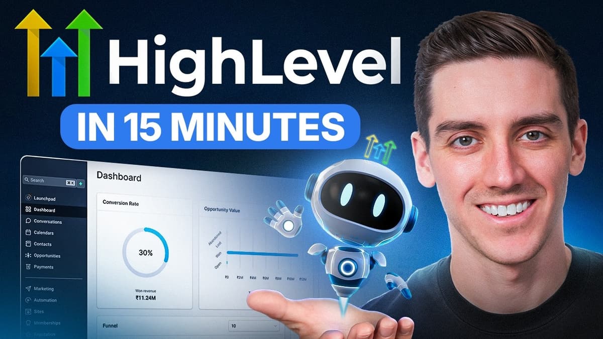 GoHighLevel Tutorial for Beginners 2026 - How to Use GoHighLevel