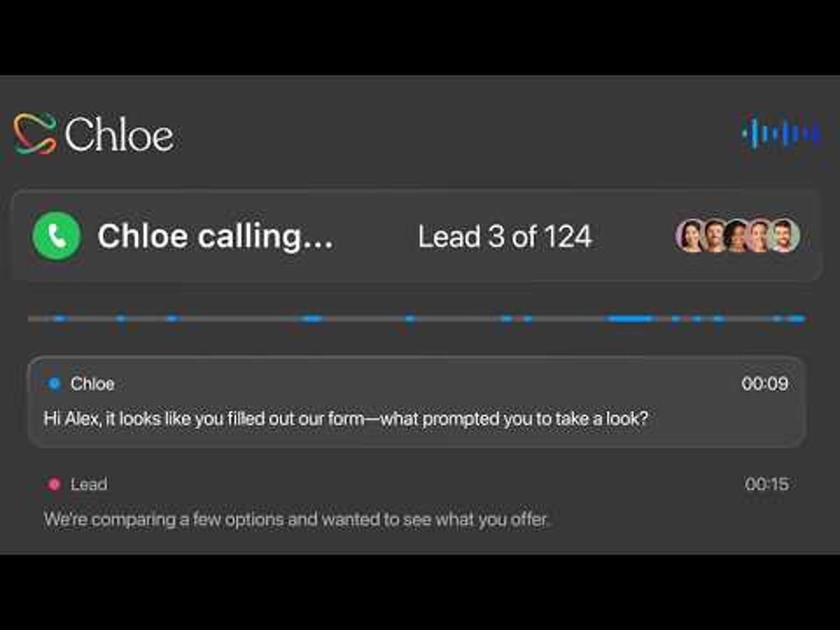 Your CRM Just Started Calling Your Leads (Meet Chloe)
